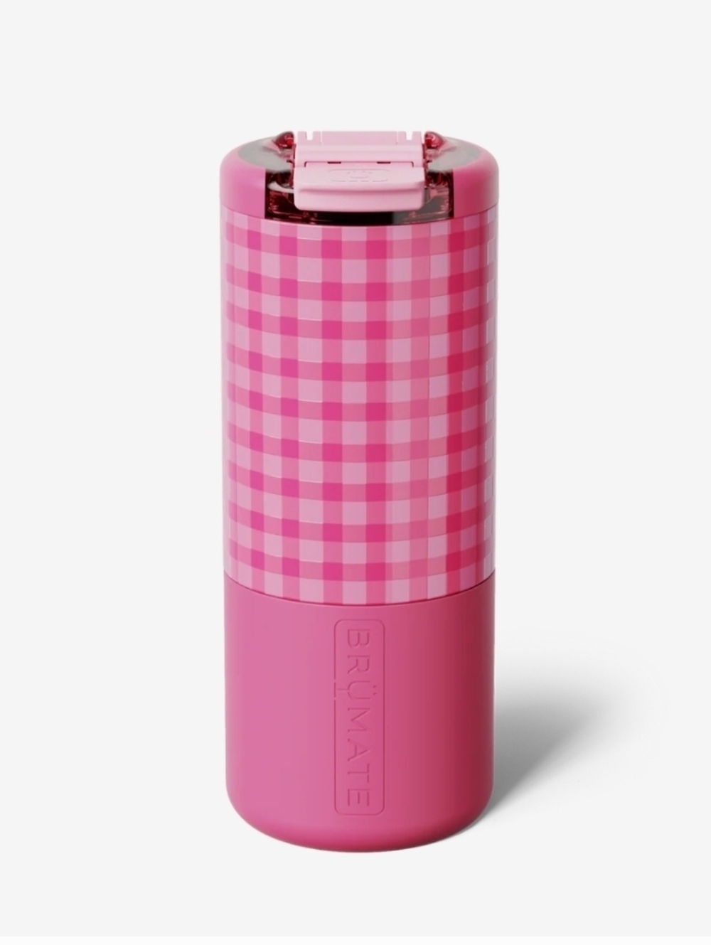 BruMate x Madi Nelson Pink Gingham Strova 18oz